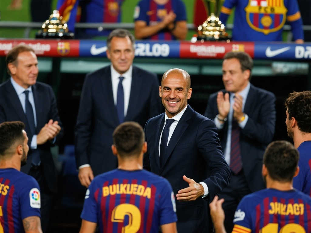 阿斯：拉波尔塔赛后更衣室激励球员，展现积极态度